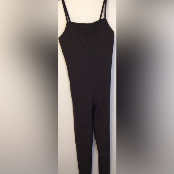 NWT Old Navy Active Women’s Powersoft Go Dry Black Jumpsuit Size Medium - Picture 1 of 6